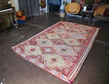Old Mersin Mut Kilim 5.10ftx9.9ft