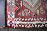 Old Mersin Mut Kilim 5.10ftx9.9ft