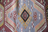 Old Mersin Mut Kilim 5.10ftx9.9ft