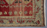 old rug, antique rug, Turkish rug, Portland, Oregon, rug store, rug shop, local shop, bright colors, wild shaman, large rug, area rug, red rug, bold color, burgundy, dark red