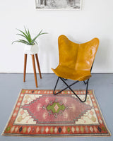 old rug, antique rug, earthy colors, faded colors, turkish rug, vintage rug, flat weave, mini rug, pile rug, Wild Shaman, Portland, Oregon, rug store, rug shop, local shop, kilim rug