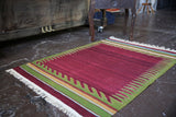 Vintage Bodrum Bos Kilim 2.10ftx4.2ft