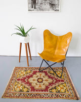 old rug, antique rug, earthy colors, faded colors, turkish rug, vintage rug, flat weave, mini rug, pile rug, Wild Shaman, Portland, Oregon, rug store, rug shop, local shop, kilim rug