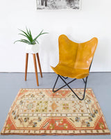 old rug, antique rug, earthy colors, faded colors, turkish rug, vintage rug, flat weave, mini rug, pile rug, Wild Shaman, Portland, Oregon, rug store, rug shop, local shop, kilim rug