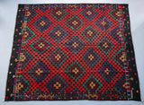 red, old rug, vintage kilim, flat weave, antique, oushak, portland rug shop, rug store, wild shaman