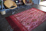 Old Konya Cicim Kilim 5ftx7.9ft