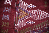 Old Konya Cicim Kilim 5ftx7.9ft