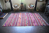 Vintage Aegean Cicim Kilim 5.2ftx8.3ft