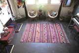Vintage Aegean Cicim Kilim 5.2ftx8.3ft