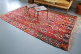 Vintage Turkish Afyon Kilim