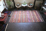 Vintage Aegean Cicim Kilim 5.7ftx10ft
