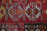 Vintage Turkish Afyon Kilim