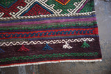 Vintage Aegean Cicim Kilim 6.2ftx8.1ft