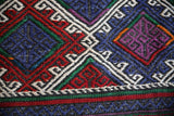 Vintage Aegean Cicim Kilim 6.2ftx8.1ft