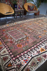 Old Kayseri Avsar Kilim 6ftx9.6ft