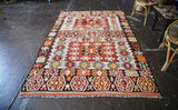 Old Mersin Mut Kilim 5.2ftx7.10ft