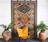 old rug, antique rug, earthy colors, faded colors, Turkish rug, vintage rug, soft rug, Portland, Oregon, rug store, rug shop, local shop, pile rug