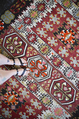 Old Mersin Mut Kilim 5.2ftx7.10ft