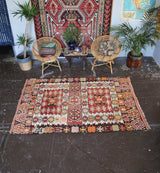 Old Mersin Mut Kilim 5.2ftx7.10ft