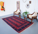 old rug, antique rug, modern rug, bold colors, turkish rug, vintage rug, flat weave, kilim rug, large area rug, square rug, Wild Shaman, Portland, Oregon, rug store, rug shop, local shop