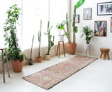 pile rug runner, Turkish rug, vintage rug, portland, rug shop, bright colors, wild shaman, runner rug, bold color, Portland, Oregon, rug store, rug shop, local shop, hallway runner, skinny runner, kilim runner, earthy colors, faded colors