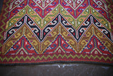 Vintage Mersin Mut Cicim Kilim 4.8ftx9.10ft