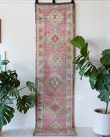 pile rug runner, Turkish rug, vintage rug, portland, rug shop, bright colors, wild shaman, runner rug, bold color, Portland, Oregon, rug store, rug shop, local shop, hallway runner, skinny runner, kilim runner, earthy colors, faded colors