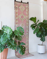 pile rug runner, Turkish rug, vintage rug, portland, rug shop, bright colors, wild shaman, runner rug, bold color, Portland, Oregon, rug store, rug shop, local shop, hallway runner, skinny runner, kilim runner, earthy colors, faded colors