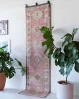 pile rug runner, Turkish rug, vintage rug, portland, rug shop, bright colors, wild shaman, runner rug, bold color, Portland, Oregon, rug store, rug shop, local shop, hallway runner, skinny runner, kilim runner, earthy colors, faded colors