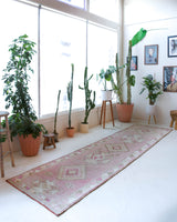 pile rug runner, Turkish rug, vintage rug, portland, rug shop, bright colors, wild shaman, runner rug, bold color, Portland, Oregon, rug store, rug shop, local shop, hallway runner, skinny runner, kilim runner, earthy colors, faded colors