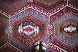 old rug, antique rug, earthy colors, faded colors, Turkish rug, vintage rug, flat weave, kilim rug, large area rug, square rug, Wild Shaman, Portland, Oregon, rug store, rug shop, local shop