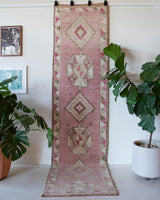 pile rug runner, Turkish rug, vintage rug, portland, rug shop, bright colors, wild shaman, runner rug, bold color, Portland, Oregon, rug store, rug shop, local shop, hallway runner, skinny runner, kilim runner, earthy colors, faded colors