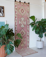 pile rug runner, Turkish rug, vintage rug, portland, rug shop, bright colors, wild shaman, runner rug, bold color, Portland, Oregon, rug store, rug shop, local shop, hallway runner, skinny runner, kilim runner, earthy colors, faded colors