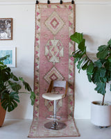 pile rug runner, Turkish rug, vintage rug, portland, rug shop, bright colors, wild shaman, runner rug, bold color, Portland, Oregon, rug store, rug shop, local shop, hallway runner, skinny runner, kilim runner, earthy colors, faded colors