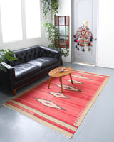 Turkish rug, vintage rug, flat weave, kilim rug, large area rug, square rug, Wild Shaman, Portland, Oregon, rug store, rug shop, local shop, bright colors, area rug, bold color