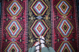 Old Ushak Esme Kilim 6ftx10.7ft