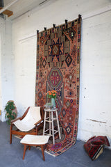 old rug, antique rug, earthy colors, faded colors, turkish rug, vintage rug, flat weave, kilim rug, large area rug, square rug, Wild Shaman, Portland, Oregon, rug store, rug shop, local shop