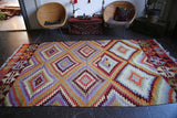 Vintage Antalya Kilim 5.9ftx10ft