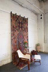 old rug, antique rug, earthy colors, faded colors, turkish rug, vintage rug, flat weave, kilim rug, large area rug, square rug, Wild Shaman, Portland, Oregon, rug store, rug shop, local shop