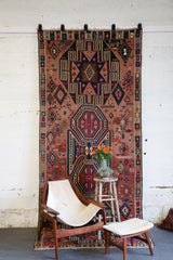 old rug, antique rug, earthy colors, faded colors, turkish rug, vintage rug, flat weave, kilim rug, large area rug, square rug, Wild Shaman, Portland, Oregon, rug store, rug shop, local shop