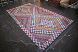 Old Aegean Cicim Kilim 5.7ftx10.8ft