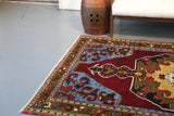 Old Anatolian Rug 4.6ftx7.3ft