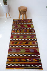 Turkish rug, vintage rug, portland, rug shop, bright colors, wild shaman, runner rug, bold color, Portland, Oregon, rug store, rug shop, local shop, hallway runner, skinny runner, kilim runner, earthy colors, faded colors