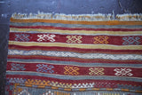 Old Mersin Mut Cicim Kilim 4.8ftx6ft