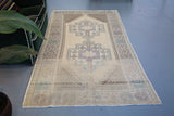 Vintage Anatolian Rug 4.5ftx8.4ft