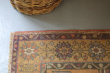 Vintage Anatolian Rug 3.9ftx7ft