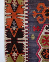 Turkish rug, vintage rug, flat weave, kilim rug, large area rug, square rug, Wild Shaman, Portland, Oregon, rug store, rug shop, local shop, bright colors, area rug, bold color
