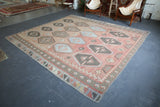 Old Sivas Sarkisla Turkish Kilim Rug