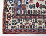 Vintage Turkish rug in a living room setting, pile rug, Turkish rug, vintage rug, portland, rug shop, bright colors, wild shaman, soft rug, bold color, Portland, Oregon, rug store, rug shop, local shop, antique rug