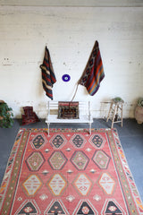 Old Sivas Sarkisla Turkish Kilim Rug